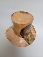 Maple Cowboy Hat - Rare Wood Turned Men's Headwear