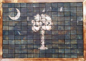Rustic South Carolina State Flag!