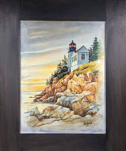 Bass Harbor-Oil Painting by Sue Zylak