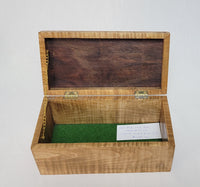 Wood Box - Maple with Resin Dogwood #110