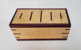Wood Box - Purple Heart and Maple #19