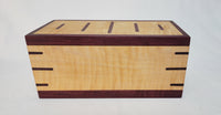 Wood Box - Purple Heart and Maple #19