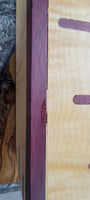Wood Box - Purple Heart and Maple #19