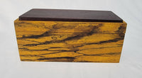 Wood Box - Spalted Oak & Purple Heart #32