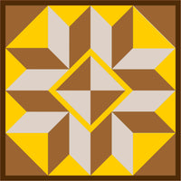 Kansas Star - Barn Quilt