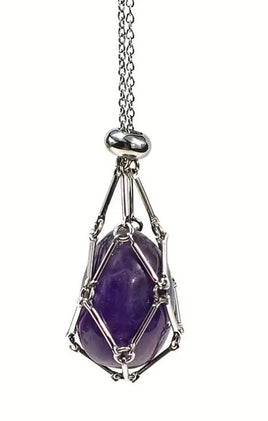 Stone Cage Necklace