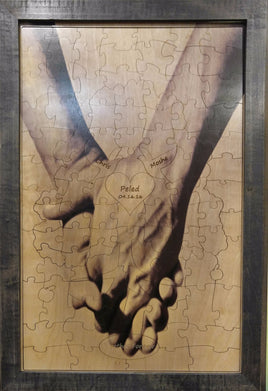 Male Hand in Hand Forever Tree 