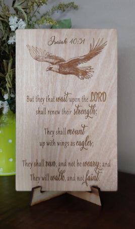 Soar on Eagles' Wings Greeting Card