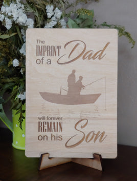 Imprint Dad Greeting Card