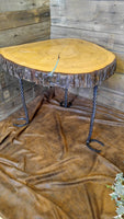 Live Edge Deodar Cedar Accent Table