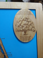 Ormond Beach and Daytona Beach, Florida - laser cut wood map