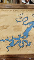 Possom Kingdom Lake Map