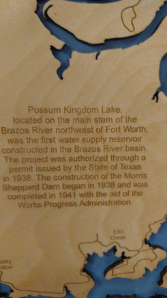 Possom Kingdom Lake Map