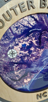 Ship Wheel Coastal Map