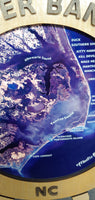 Ship Wheel Coastal Map