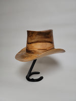 Sweetgum Cowboy Hat - Rare Wood Turned Men's Headwear #305