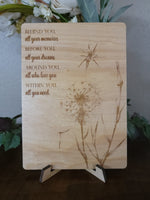 Dandelion Puff Greeting Card