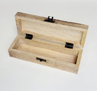 Leaf Carving Trinket or Pencil Box