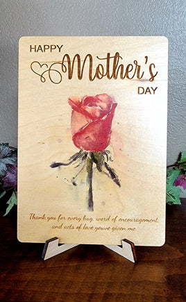 Happy Mother's Day Single Rose