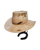 Birdseye Maple Cowboy Hat - Rare Wood Turned Men's Headwear #400