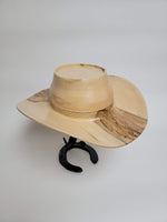 Maple Outback Hat - Rare Wood Turned Men's Headwear #403