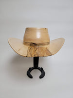 Maple Outback Hat - Rare Wood Turned Men's Headwear #403