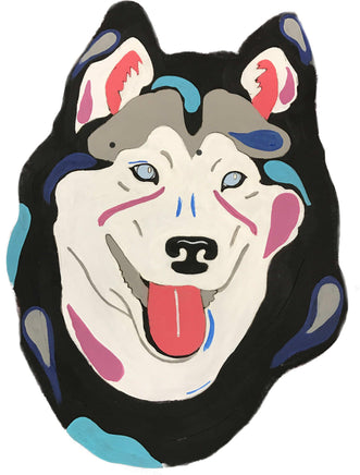 Alaskan Malamute-DIY Pop Art Paint Kit - Personal Handcrafted Displays