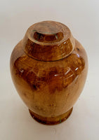 Hand Turned Ambrosia Maple Cremation Urn