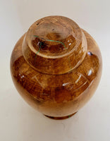 Hand Turned Ambrosia Maple Cremation Urn