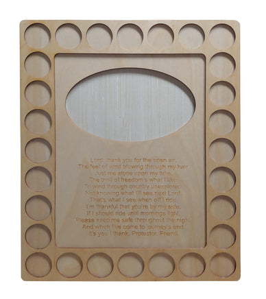 Biker’s Prayer Plaque and Poker Chip Holder