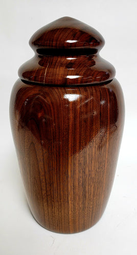 Hand Turned Walnut Cremation Urn