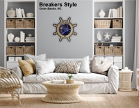 Ship Wheel Coastal Map