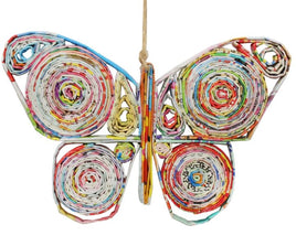Butterfly Recycled Paper Ornament