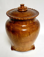 Hand Turned Butternut Cremation Urn