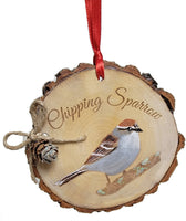 Carolina Song Bird Engraved Ornaments