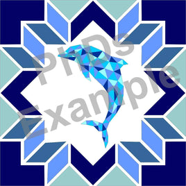 Dolphin Barn Quilt - Wholesale