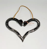 Cowboy Valentine Horseshoe Metal Art