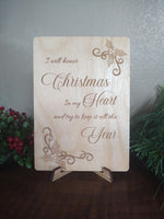 Honor Christmas Greeting Card