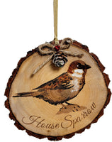 Carolina Song Bird Engraved Ornaments