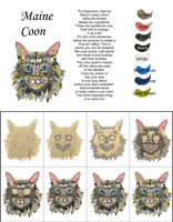 Maine Coon Cat-DIY Pop Art Paint Kit