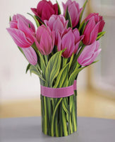 Pink Tulips Paper Flower Bouquet