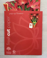 Red Amaryllis Paper Flower Bouquet