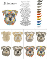 Schnauzer Standard-DIY Pop Art Paint Kit