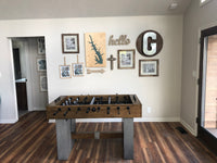 Sweetwater Lake, Indiana - laser cut wood map
