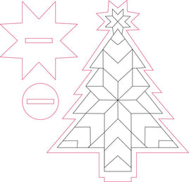 Standing Tree Ornament - Wholesale
