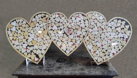 Triple Heart Drop Guest Book