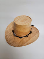 Willow Oak Cowboy Hat - Rare Wood Turned Men's Headwear