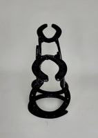 Horseshoe Wine Rack with Glass Holder