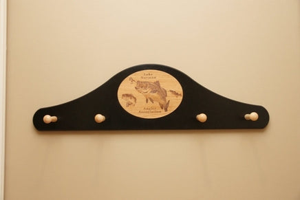 Engraved Medallion Coat Rack