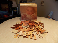 Custom Baptism Puzzle Picture Box Guest Book